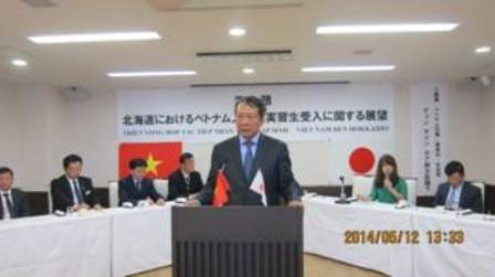 Triển vọng hợp tác tiếp nhận thực tập sinh Việt Nam đến Hokkaido
